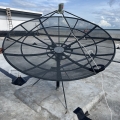 High quality 4.5 meter 15 foot diameter 450 centimeter satellite parabolic mesh TV antenna